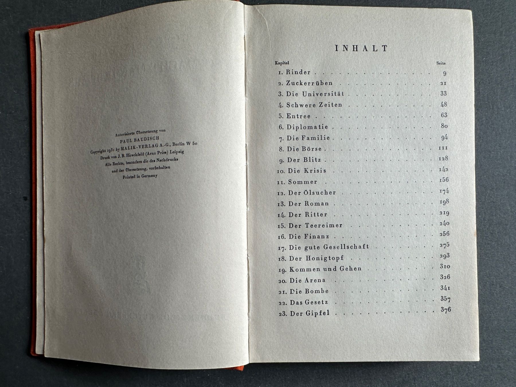 Libri: Upton Sinclair: Bücherpaket 5 Bde. – Usato da Zürich venduto da allp 9