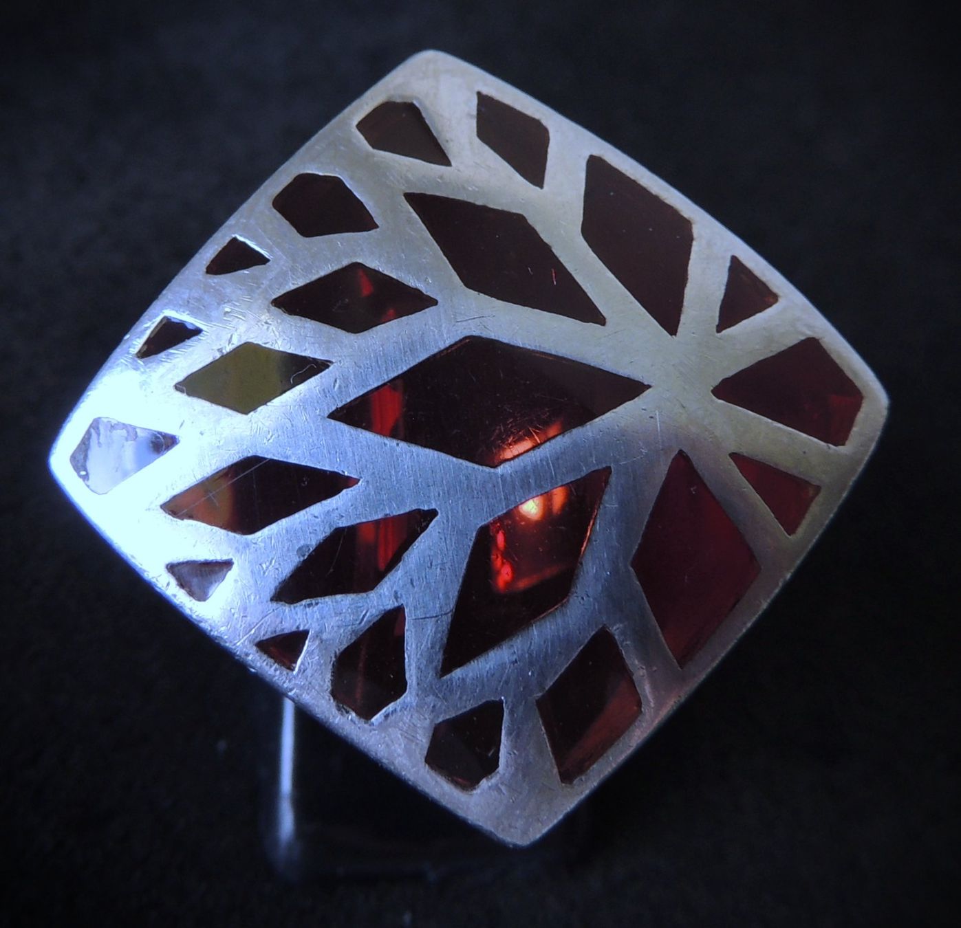 Bagues: Handgefertigter Silber 925 Statement Fingerring Gr. 57 – D'occasion à Waldenburg par schaller707 1
