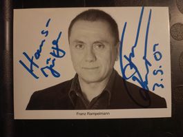 Franz Rampelmann - Lindenstrasse - sig. Autogrammkarte