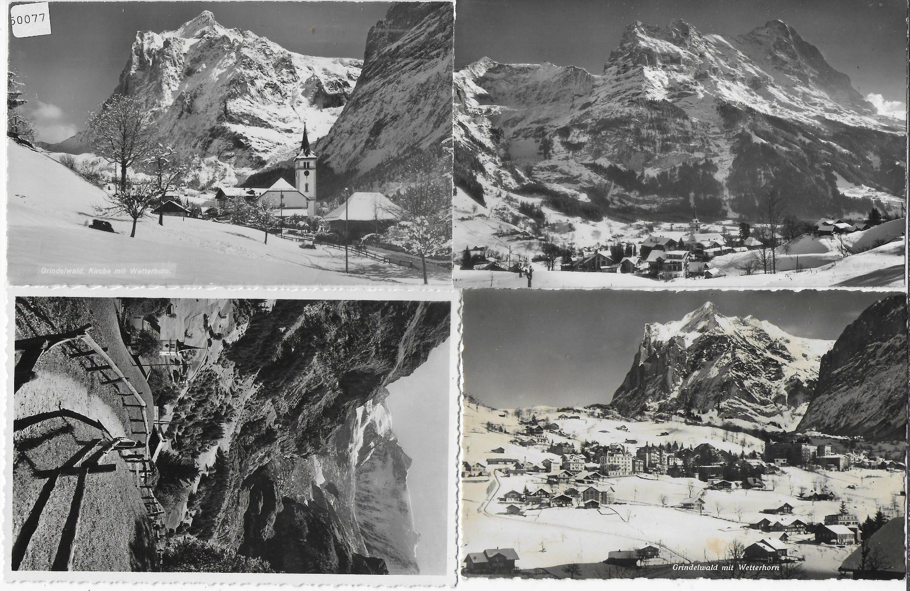 Cartoline postali: 4 AK - Grindelwald – Usato da Ettingen venduto da Kartenplanet
