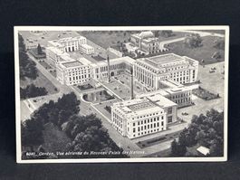 Genève. Vue aérienne du Nouveau Palais des Nations