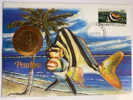 PENTHYN - ENVELOPPE AVEC PIECE - 1993 - MUNZ-BRIEFE
