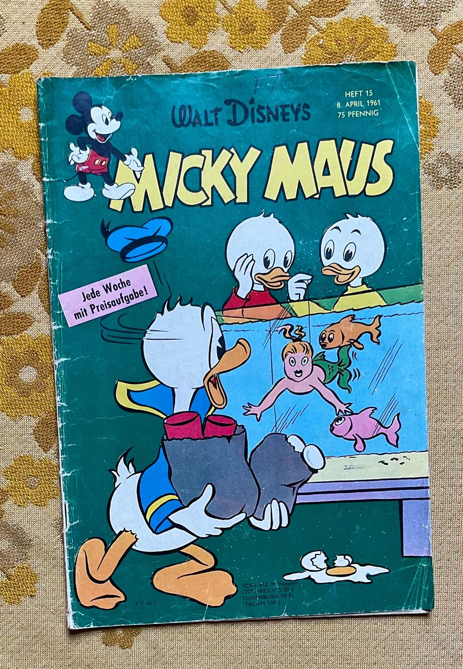 BD: Micky Maus Heft Nr 15 von 1961 – D'occasion à Endingen par nathan05
