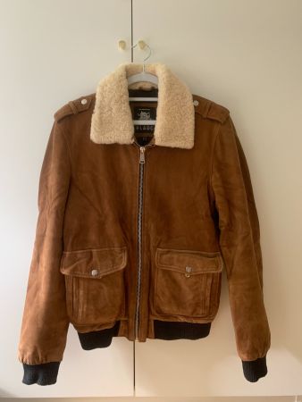 LADC Paris Wildleder Fliegerjacke, Gr M