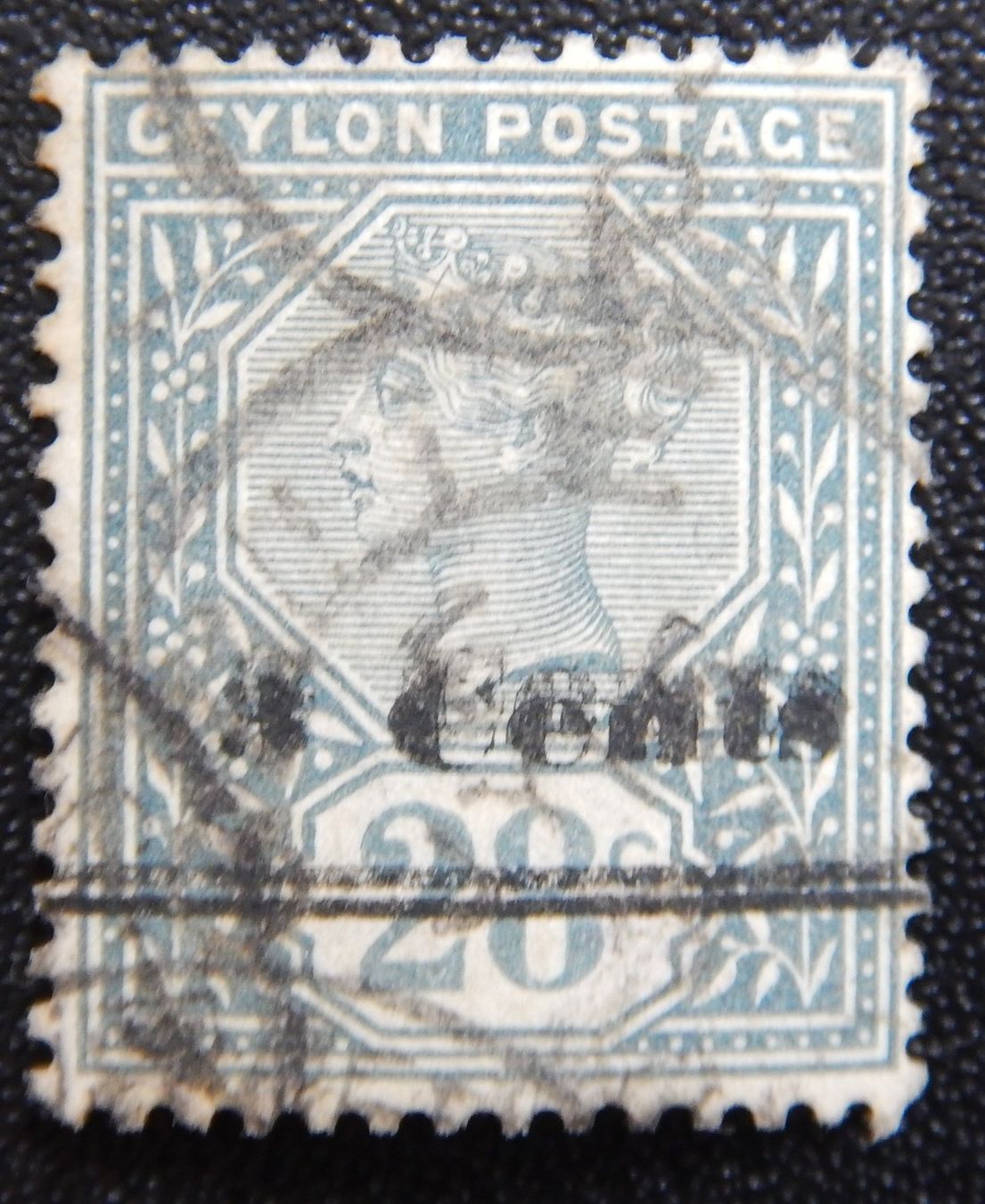 Tous les timbres: Ceylon Kat. 115 gest. 1892 Doppel Kat. 170 £ – D'occasion à Zürich par Muehlekauf