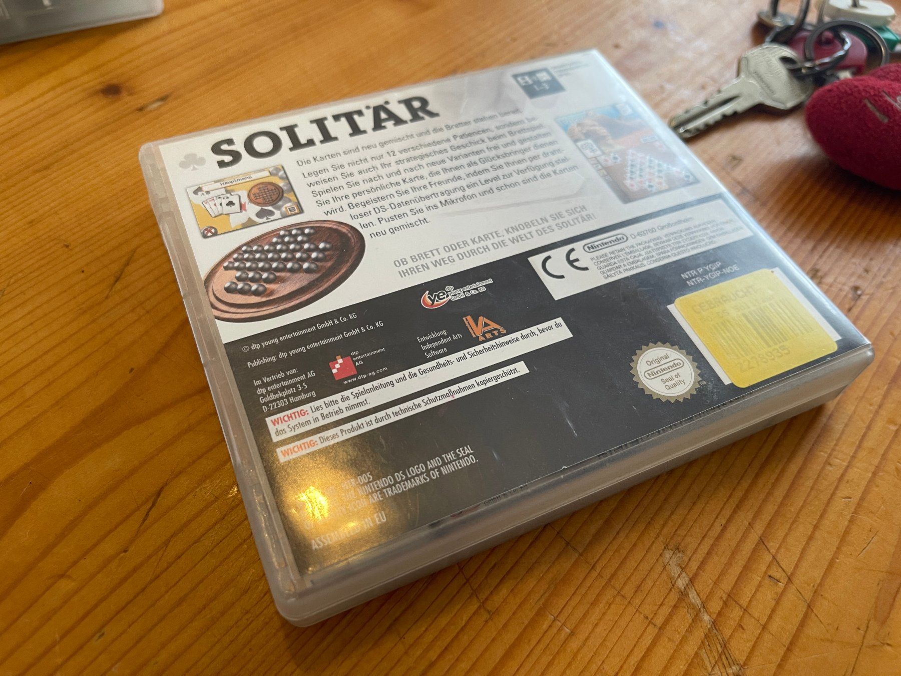 Nintendo Spiele: Nitendo DS - Solitär – Neu und originalverpackt aus Weinfelden von ice_heart_xx 2