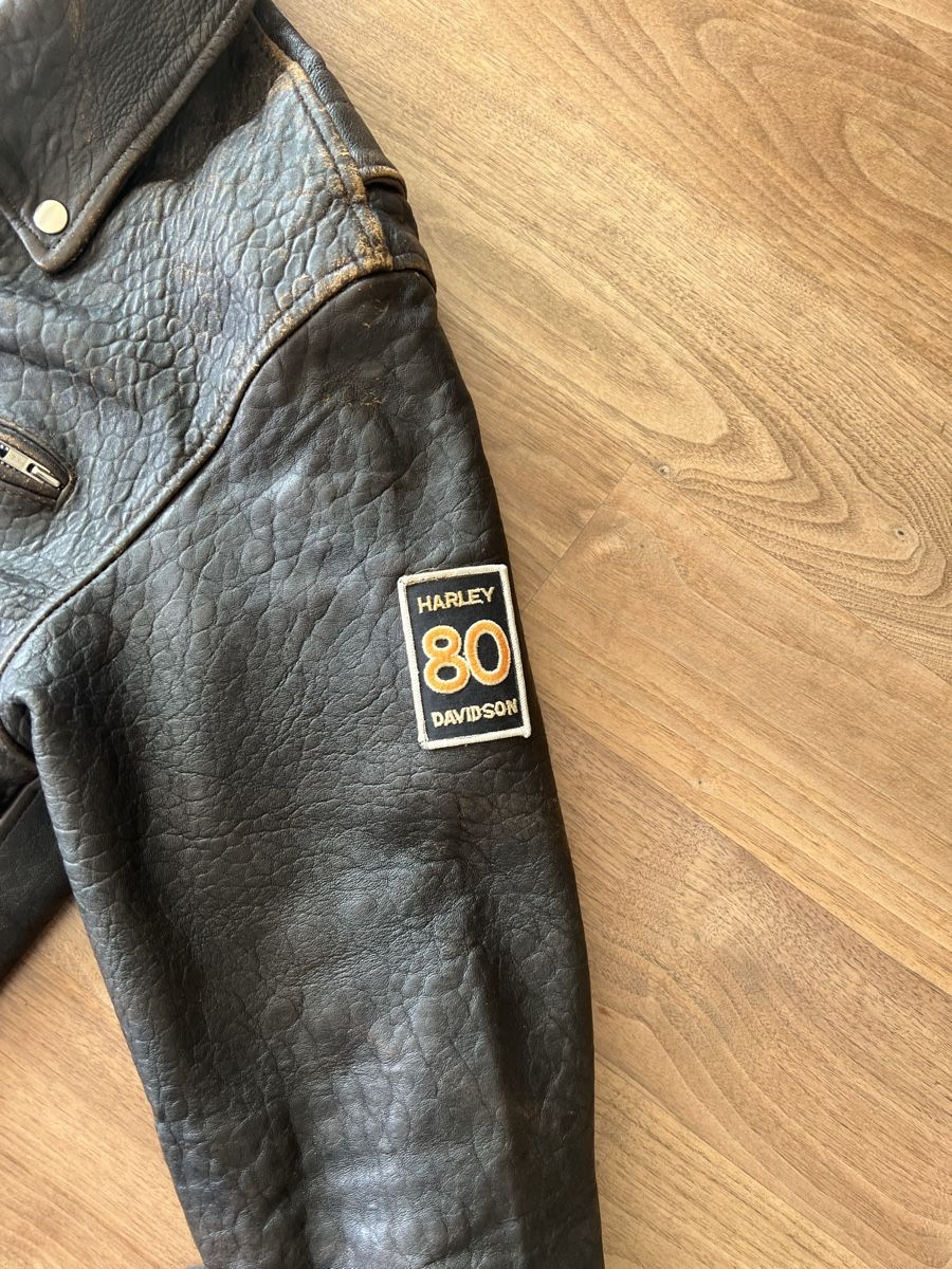Jacken: Harley Davidson Lederjacke Vintage-Stil Gr. L! – Gebraucht aus Wolfwil von Poulet60 3