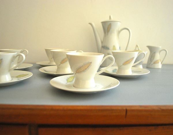 Set di piatti: Moccaservice 50er, Manufaktur Rosenthal – Usato da Winterthur venduto da Trouvailles-77 3