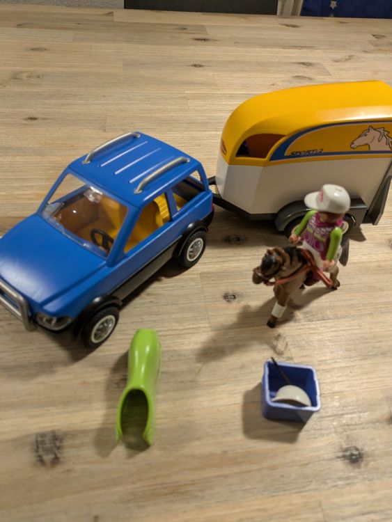 Playmobil Pferdeanhanger Mit Auto