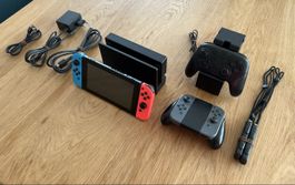 Nintendo Switch Set inkl. Pro Controller, 4 Joy-Con & 256 GB