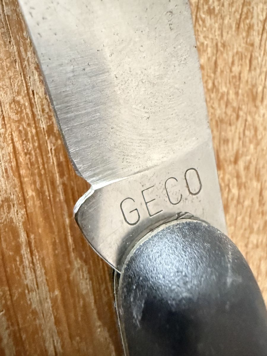 Taschenmesser: GECO Taschenmesser Sackmesser Hippe Veredlungsmesser – Gebraucht aus Goldach von Messerguru 3
