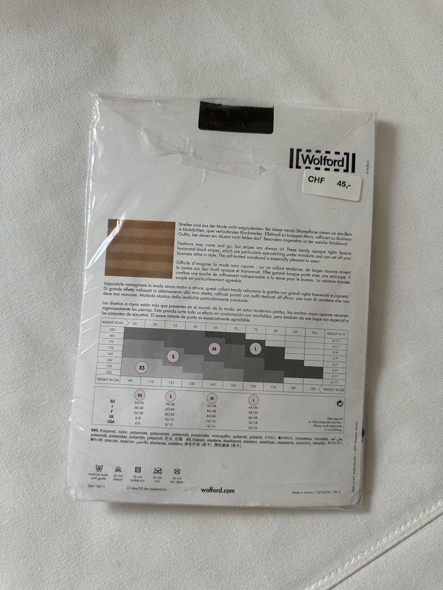 Wolford Calze & Collant: Wolford Nana Strumpfhose Grösse S – Nuovo (secondo la descrizione) da Zollikon venduto da _M65_ 1