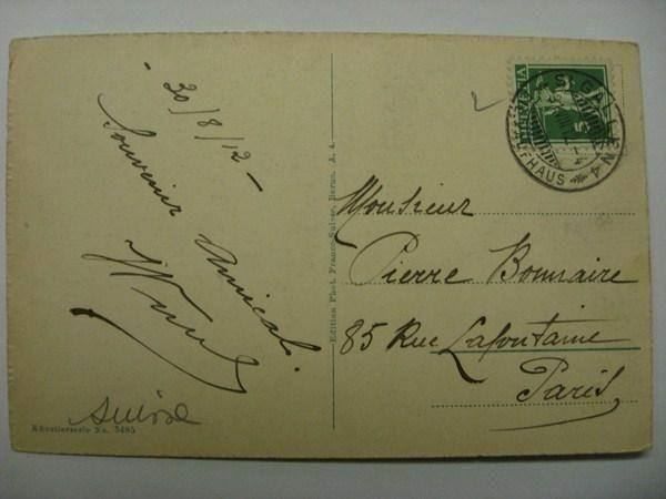 Cartoline postali: AK  St. Gallen Totalansicht mit Bodensee – Usato da Gundetswil venduto da Egro01 1