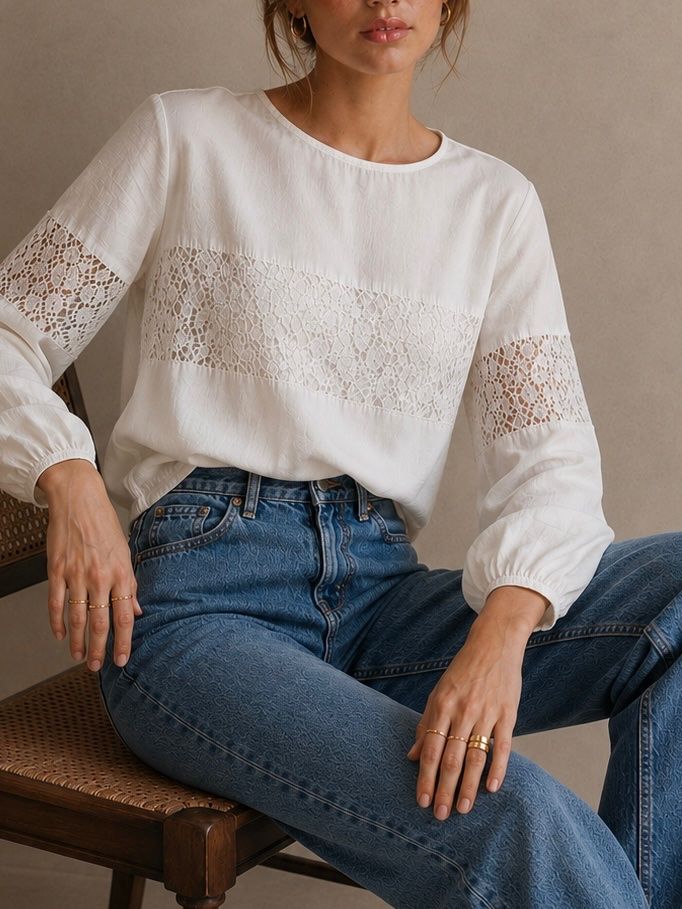 Liu Jo Top: Liu Jo Lace Bluse - Gr. 42 – Usato da Illnau venduto da Monkky
