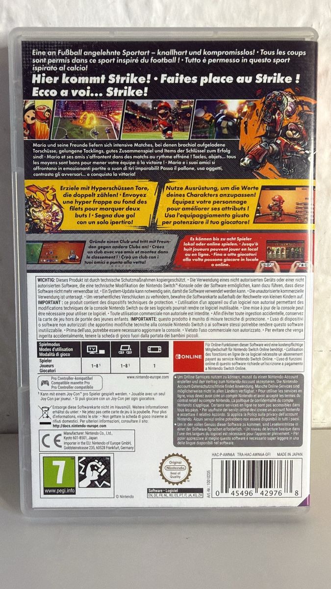 Mario Strikers Battle League Football - Nintendo Switch Game (Gebraucht ...