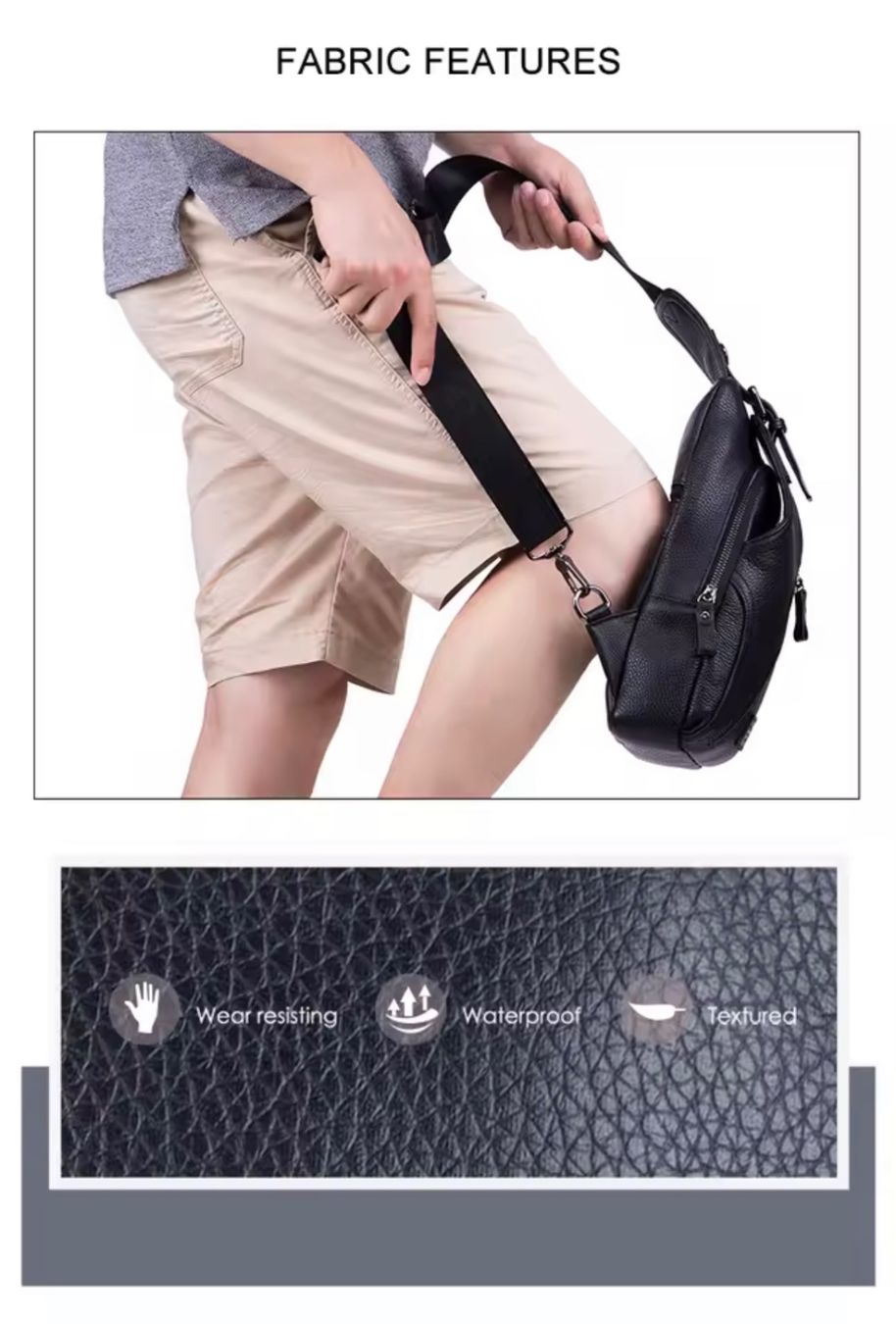 Borse: BULLCAPTAIN Mode Herren Leder Brusttaschen – Nuovo e nell'imballaggio originale da Frauenfeld venduto da iphone6 5