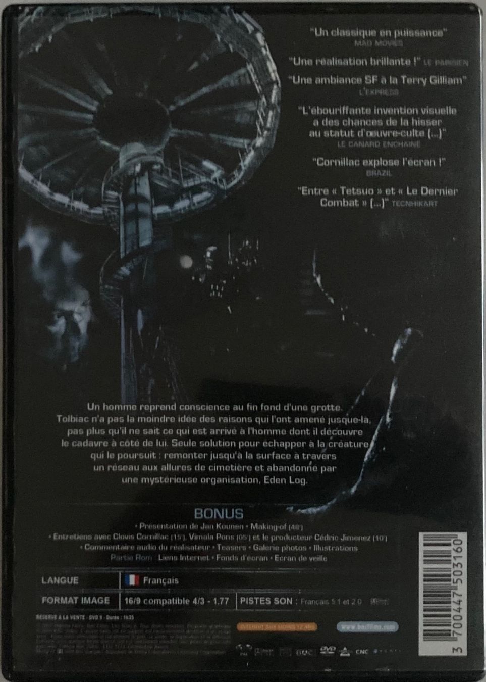 Alle DVDs: CLOVIS CORNILLAC - EDEN LOG – Gebraucht aus Poliez-Pittet von Newtown-Records 1