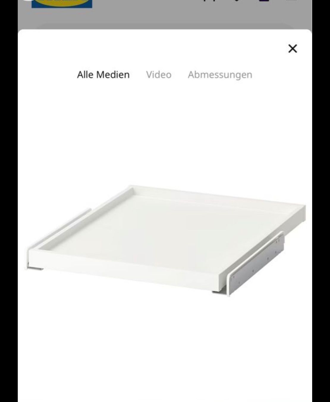 Ikea Regale: IKEA Komplement Ausziehbare Schublade weiss – Neu und originalverpackt aus Opfikon von til_t7ww