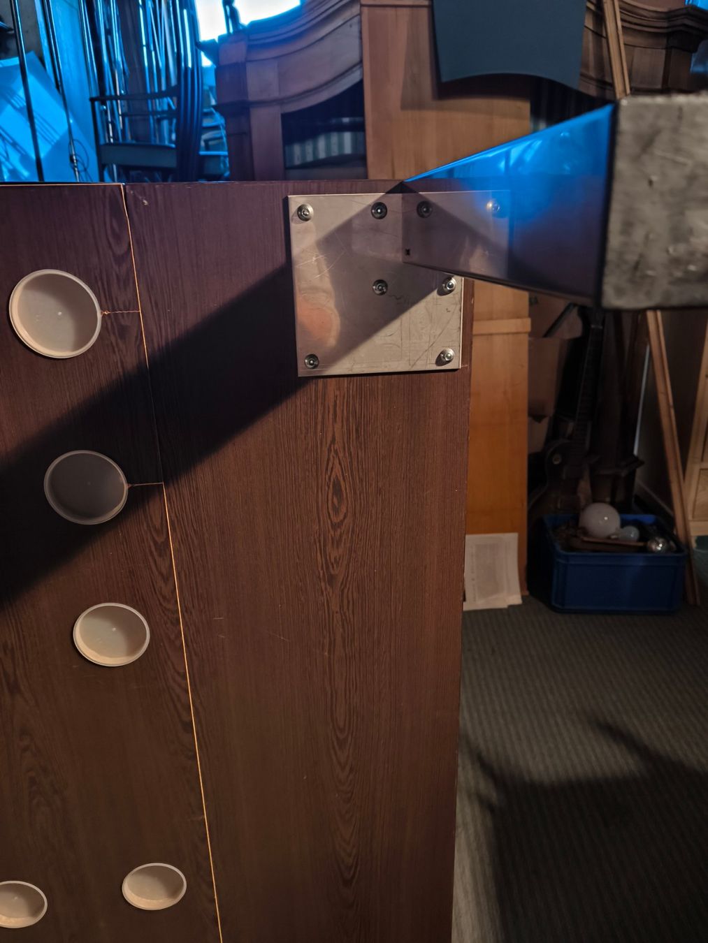 Tische: Moderner Salontisch, Holz / Edelstahl – Gebraucht aus Rorschacherberg von snOOpydOg11 4