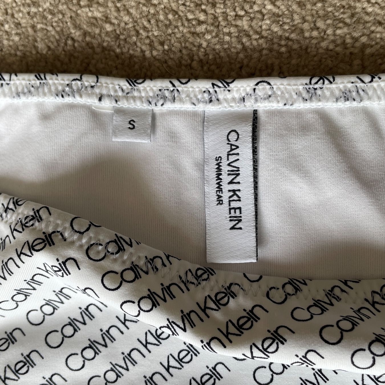Calvin Klein Costumi da bagno & Bikini: Maillot de bain Calvin Klein NYC blanc, taille S – Nuovo (secondo la descrizione) da Jussy venduto da Retrove 6