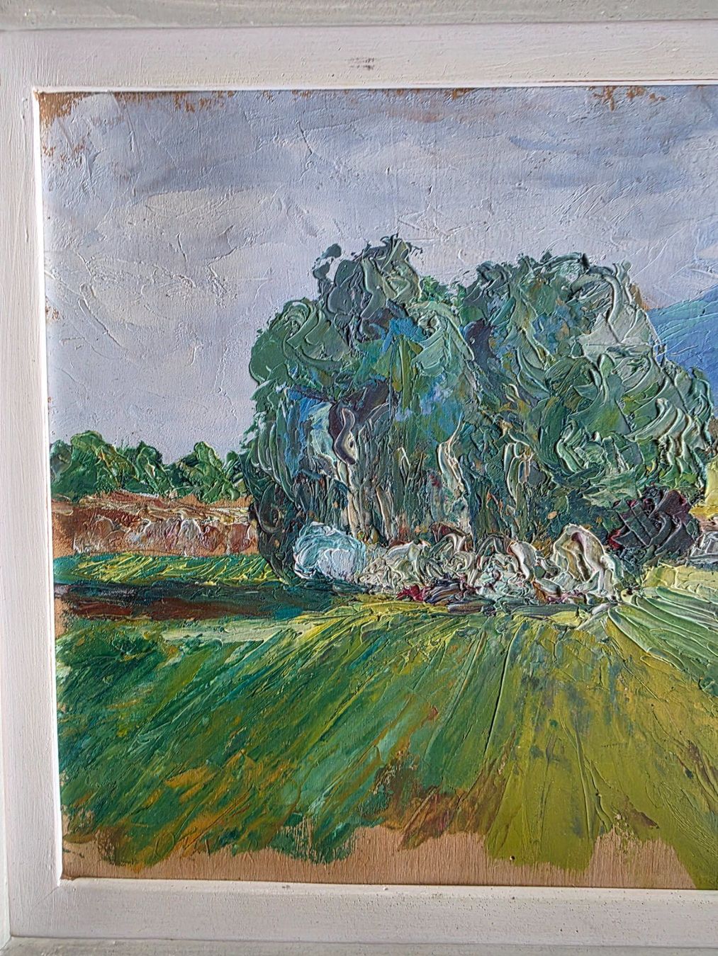 Dipinti: Gemälde Bild Landschaft 43 cm x 34 cm – Usato da Walterswil BE venduto da Lonitti 5