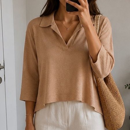 Trendige Bluse von Trendeve, Gr. S, Beige - Top Zustand!