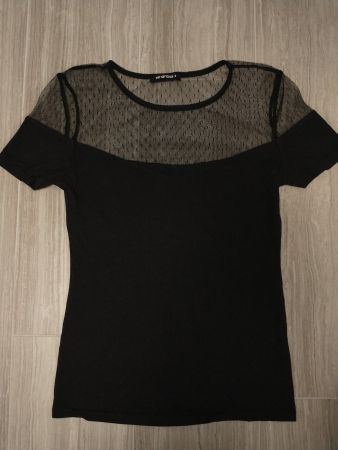 T-shirt noir taille S/M