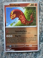 Pokémon Karte Sizzlipede 009/084 Reverse Holo – Pitch Black