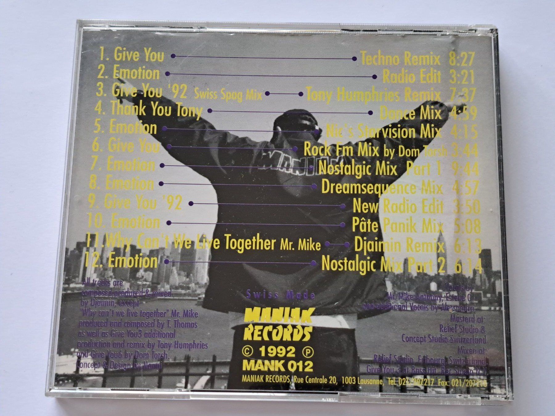 CD: Cd Djaimin - Emotion – Usato da Pully venduto da bro_n52j 1