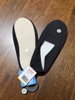 Turnschläppli / Gymnastikschuhe, Gr. 33, schwarz – NEU