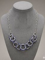 Collier Silber mit Lapislazuli 