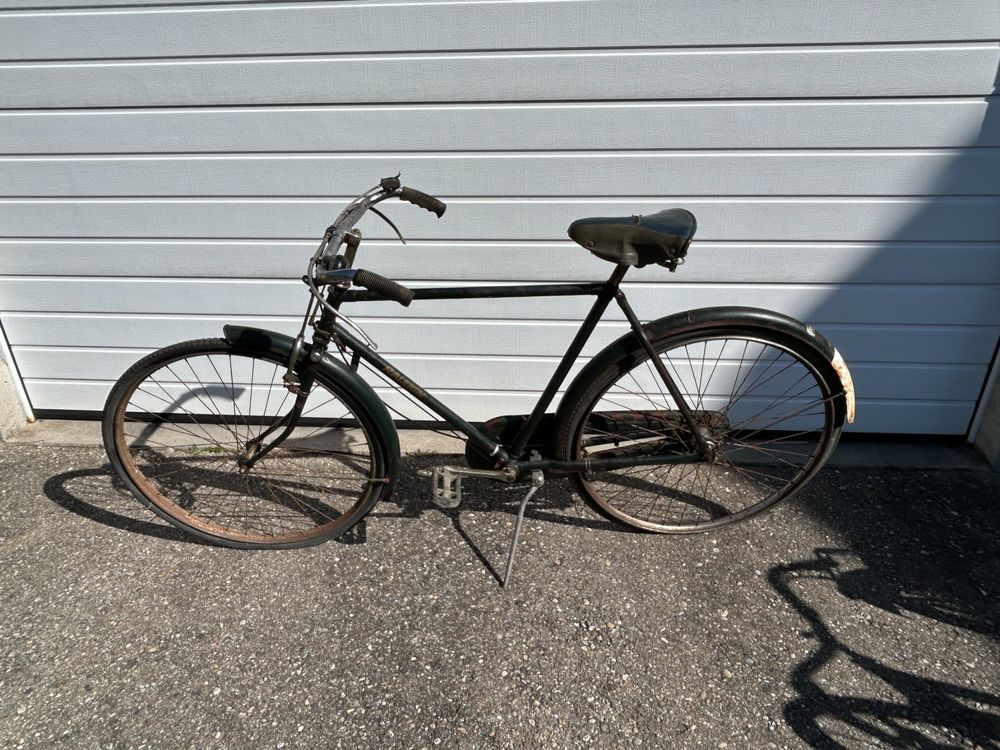Vélo Anglais Raleigh Royal Vintage – Vers 1940 – À Restaurer – Grande Taille