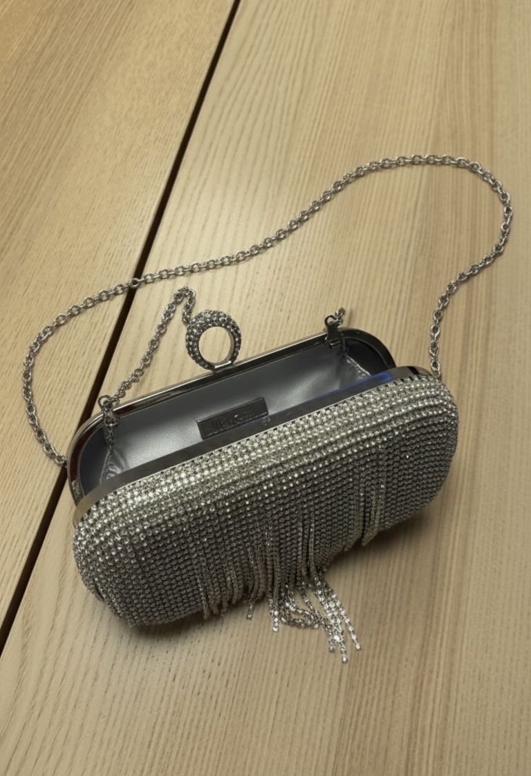 Borse da donna: Elegante silberne Mascara Abendtasche – Nuovo (secondo la descrizione) da Oberriet SG venduto da Michele_Kaufmann 2