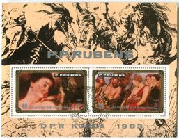Block "Malerei Peter Paul Rubens". Korea