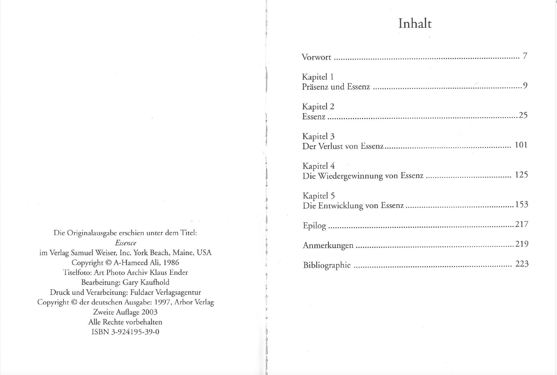 Libri: Essenz;  A. H. Almaas – Usato da Dornach venduto da AnnaK08 1