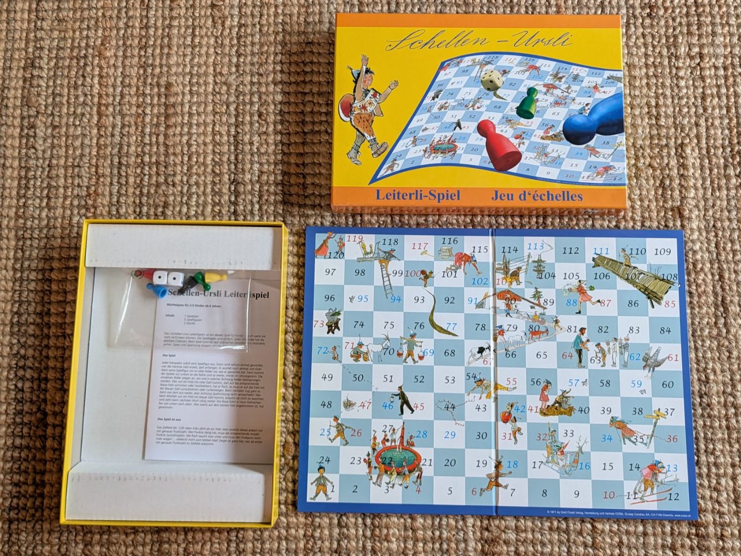 Jeux: Schellen-Ursli Leiterli-Spiel – D'occasion à Nänikon par Haexli_70 1
