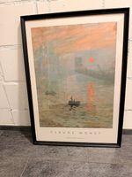 Claude Monet "Impression Sunrise" mit Bilderrahmen 50*70cm