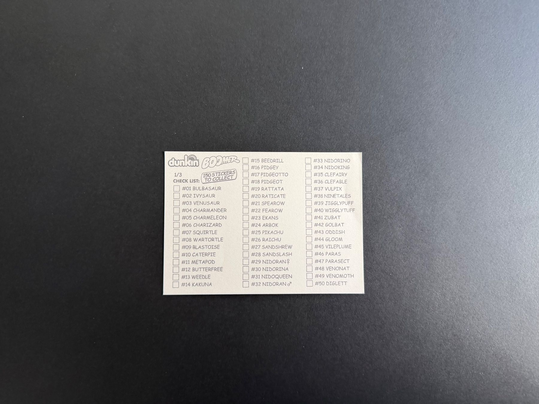 Pokémon Carte collezionabili: Pokémon Dunkin Boomer 2000 - Caterprie – Usato da Zürich venduto da mountainwizard00 1