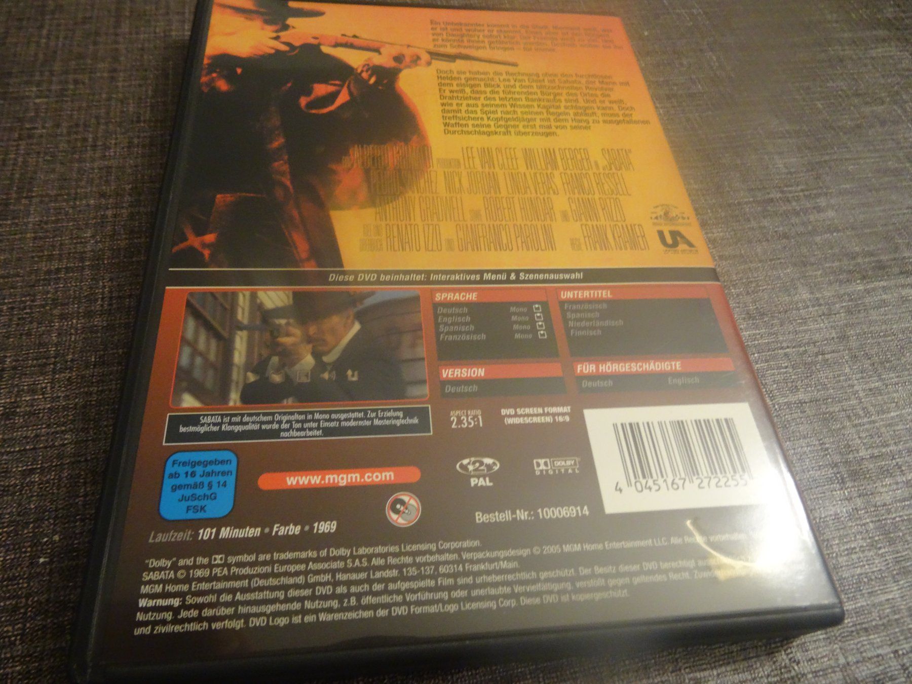 Tous les DVDs: DVD Sabata Western Lee van Cleef – D'occasion à Olten par Disc-Verkauf 2