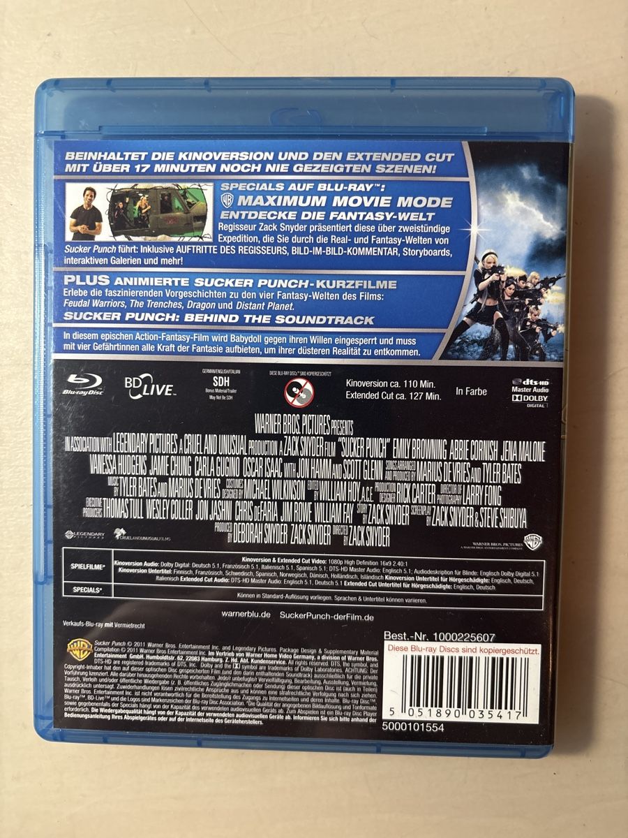 Tutti i DVDs: Sucker Punch - Extended Cut - Blu-ray - 2 Disc Edition – Usato da Ruswil venduto da Slivio_ 1