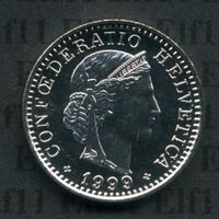 CHF___0.20 1999 stgl * nigelnagelneu! 20 Rappen