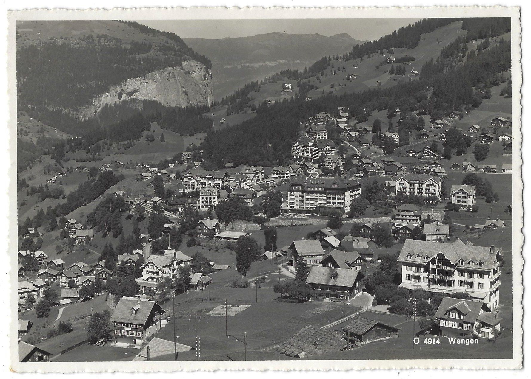 Cartoline postali: O  4914   Wengen – Usato da Bütschwil venduto da Jackson1A