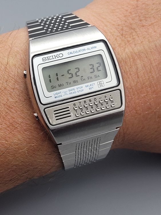 Seiko C359 5000 Vintage Seiko Calculator Watch 稼働品】SEIKO