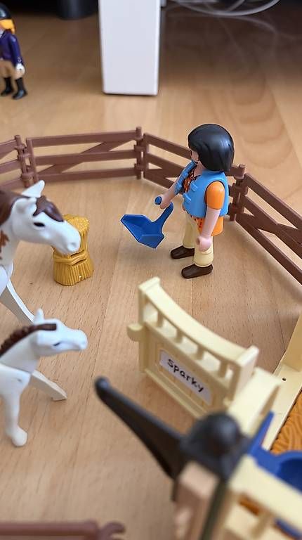 Playmobil Jouets: Playmobil Pferdebox mit Koppel – D'occasion à Zürich par Engelhard74 4