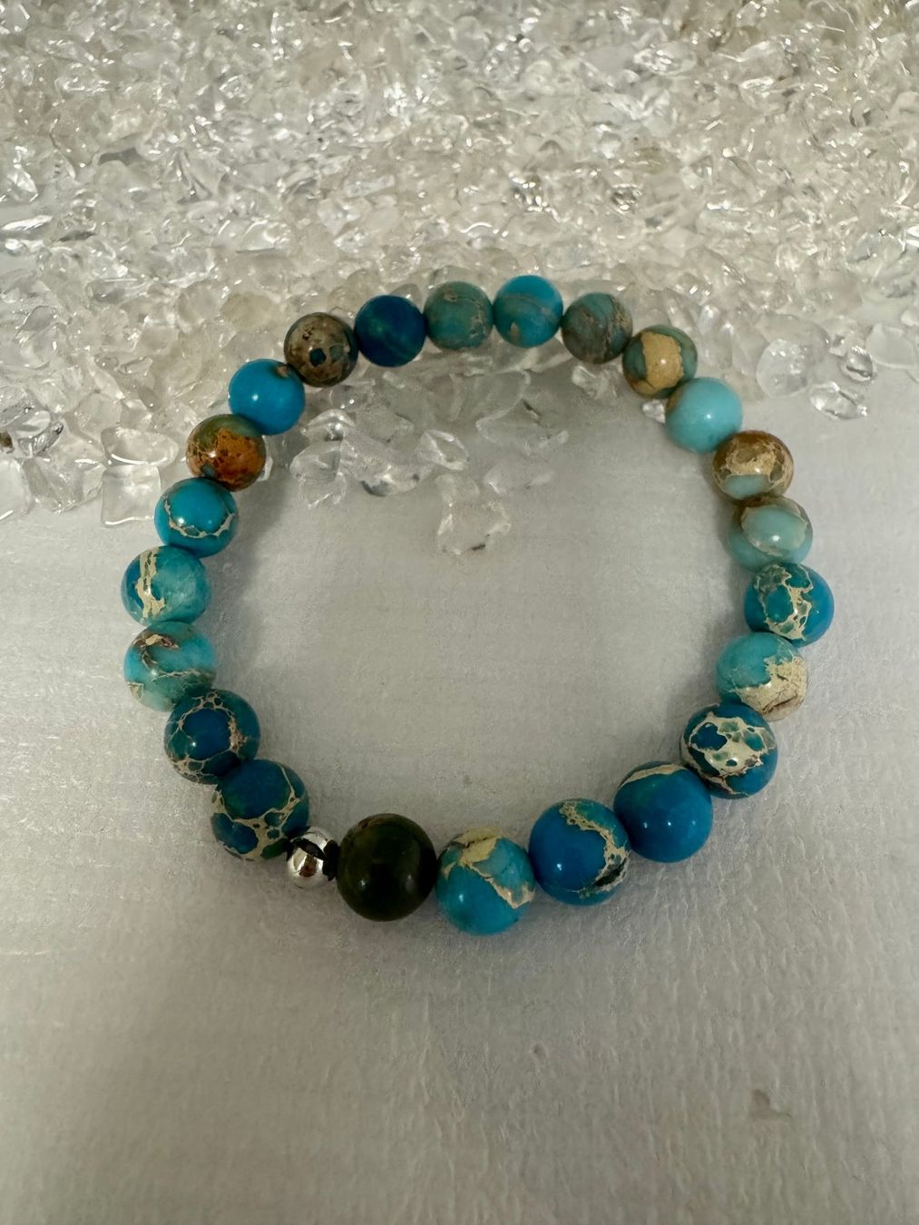 Bracciali & Braccialetti: Armband Ocean-Jaspis – Nuovo (secondo la descrizione) da Biberist venduto da tl-schmuck