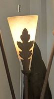 Romantische Stehlampe mit Eichenblatt-Design