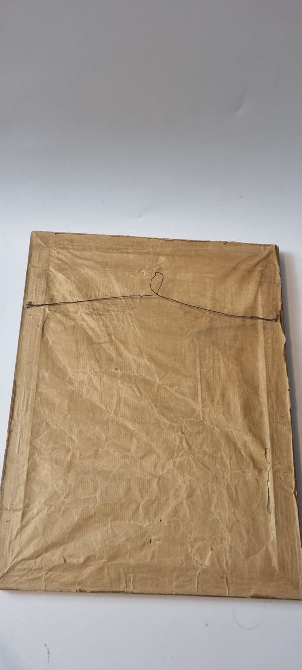 Gemälde: Gemälde Jesus auf dem Tempelberg, monogrammiert 37x29cm – Gebraucht aus Grenchen von swiss.antiques 6
