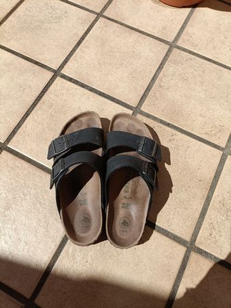 Birkenstock Vegan, Schwarz, Gr. 39