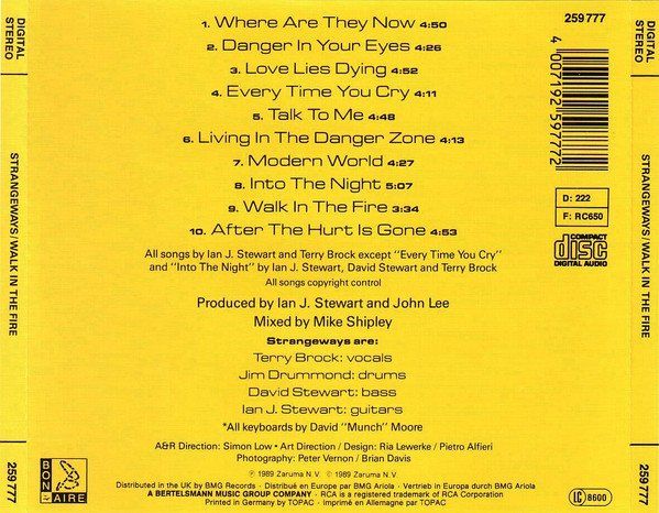 CDs: Strangeways  – Walk In The Fire – Gebraucht aus Gingins von Demonseed 1
