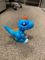 Spielzeug Dinosaurier blau orange guter Zustand